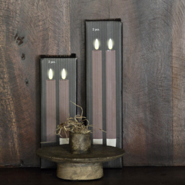 LED DINERKAARS 2 STUKS KLEIN MOKKA