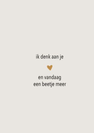 Postkaart ik denk aan je