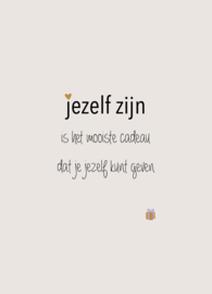 Postkaart jezelf zijn