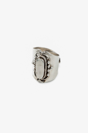Silver queen ring