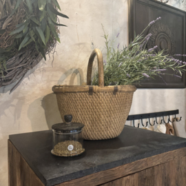 Voorraadpot met houten deksel