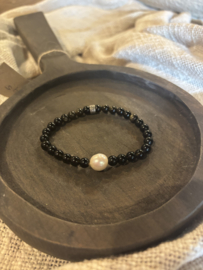 Edelsteen Armband Zwart Onyx Saya Mala