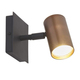 Tubino plafond/wandspot koper