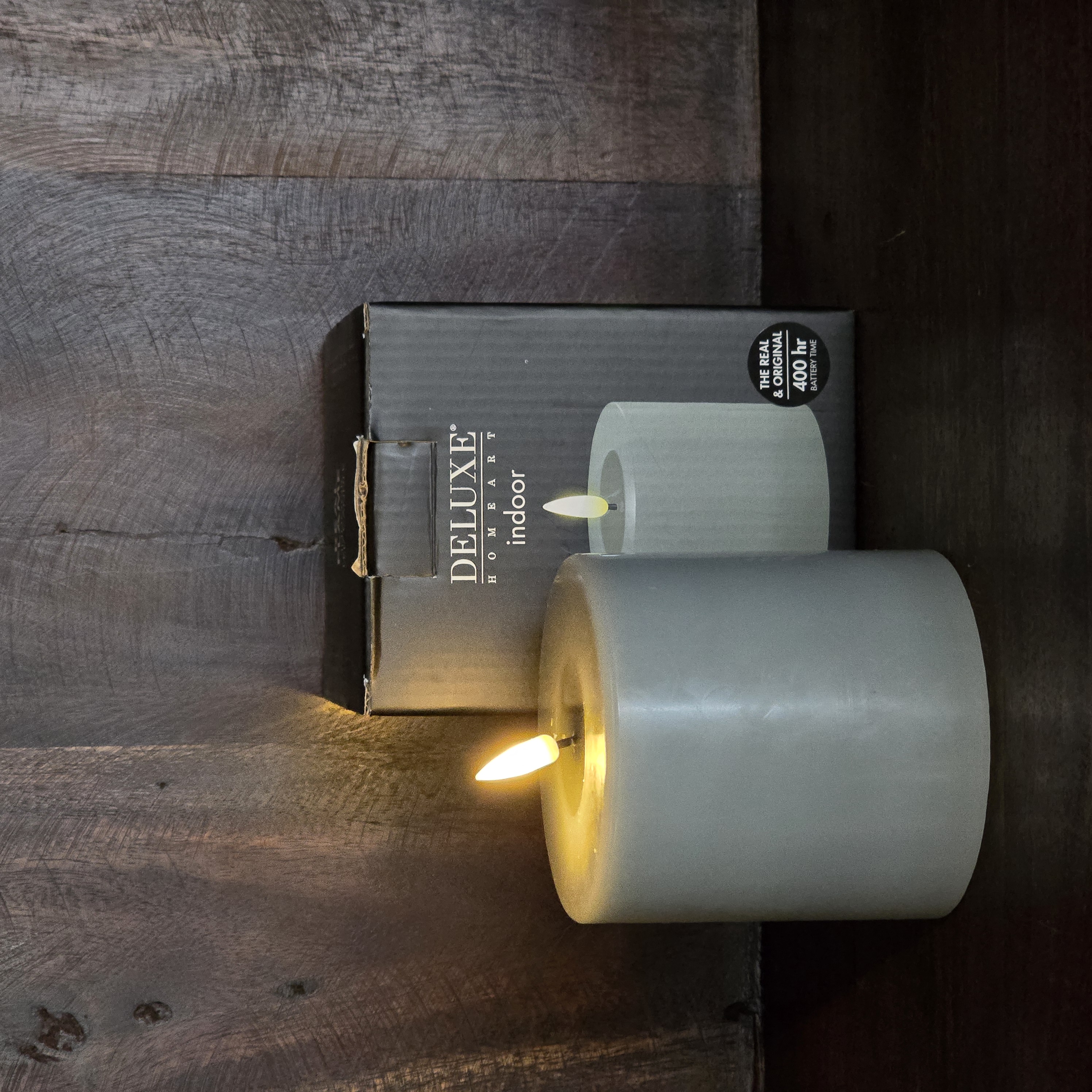 LED STOMPKAARS Ø 10 x 10 cm SALIEGROEN