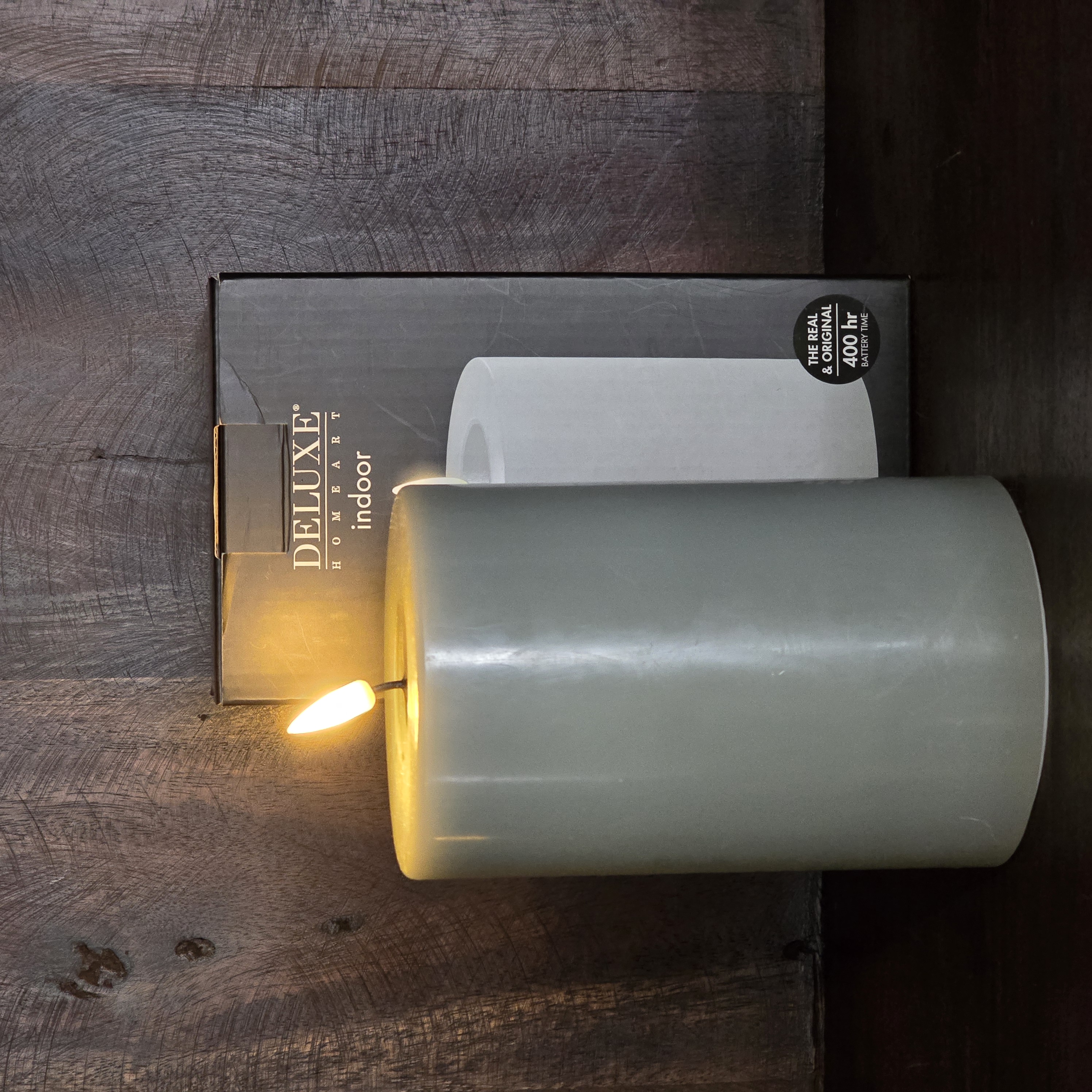 LED STOMPKAARS Ø10CM X 15CM SALIEGROEN