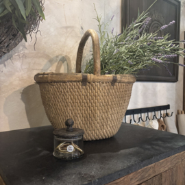 Voorraadpot met houten deksel
