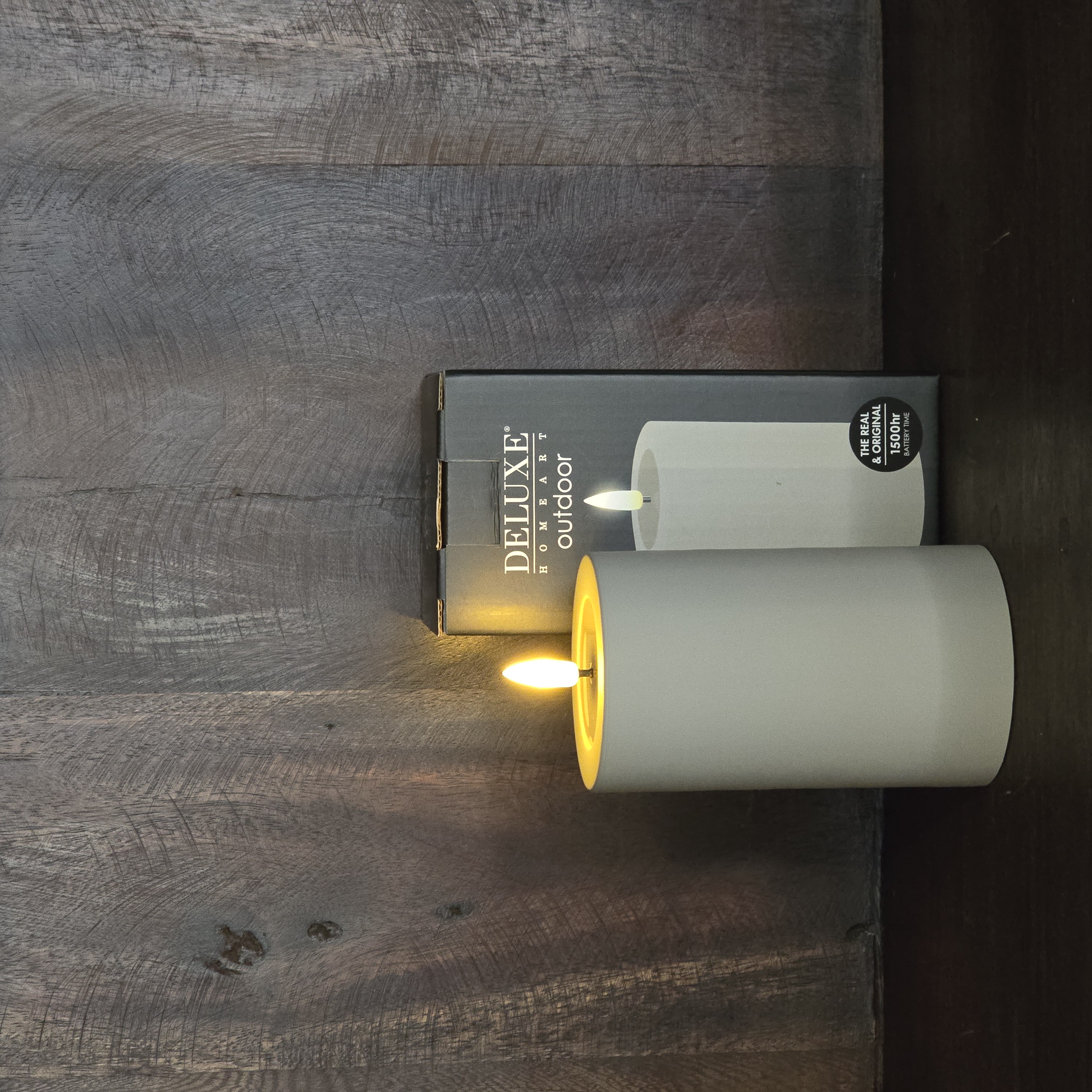 OUTDOOR LED STOMPKAARS ZAND Ø7,5 x 12,5cm