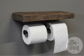 Toiletrol houder hout