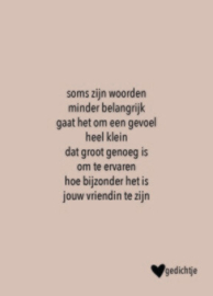 postkaart soms zijn woorden minder belangrijk