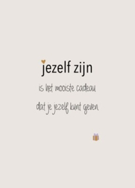 Postkaart jezelf zijn
