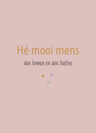 Postkaart hé mooi mens