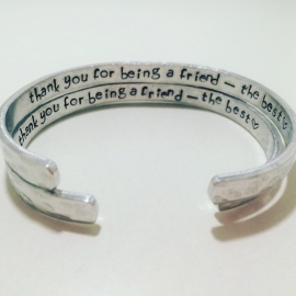 Hidden message armband -  Friend