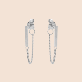 Chain bar short - echt zilver