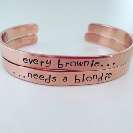 Every brownie needs a blondie