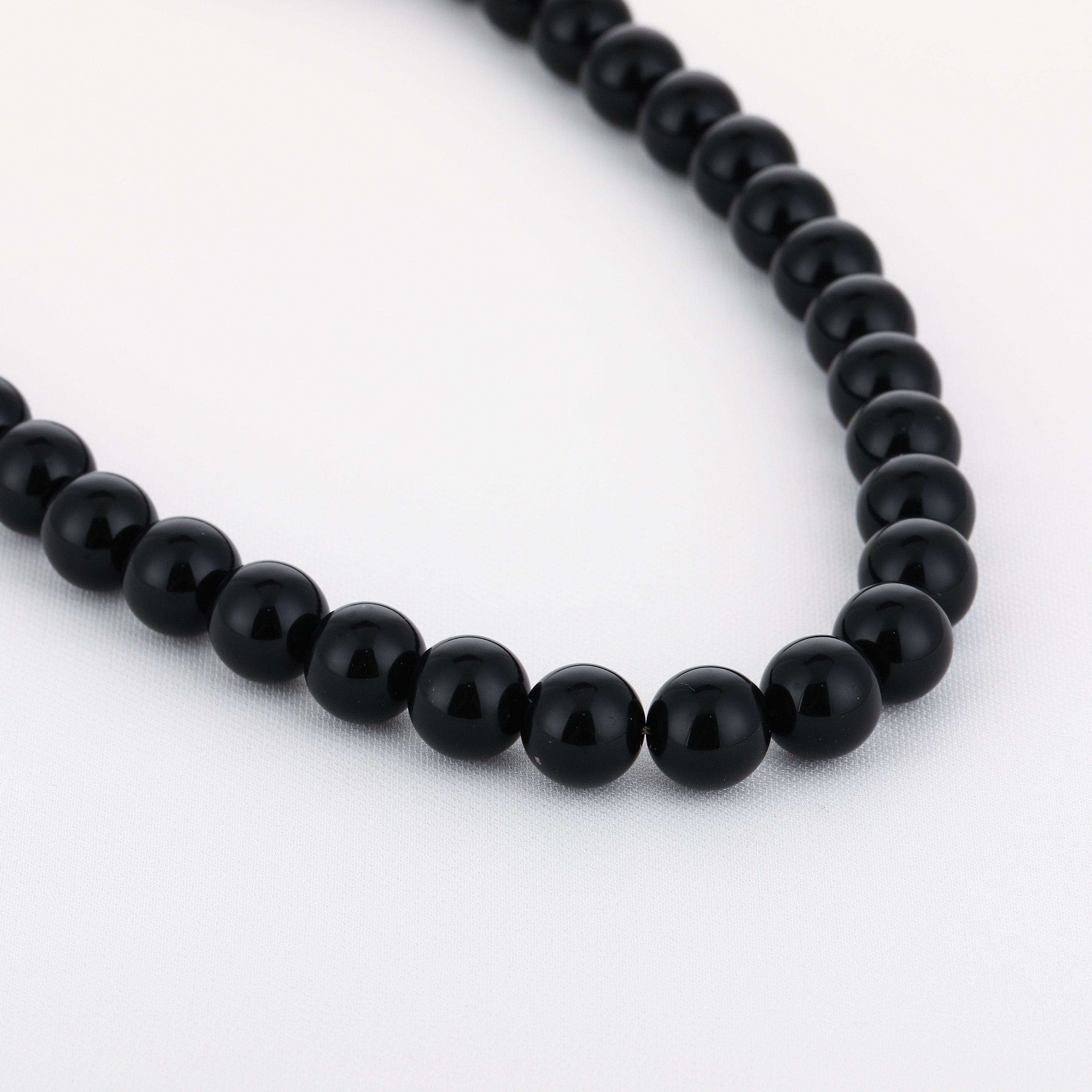 Kralenketting bolletjes zwart