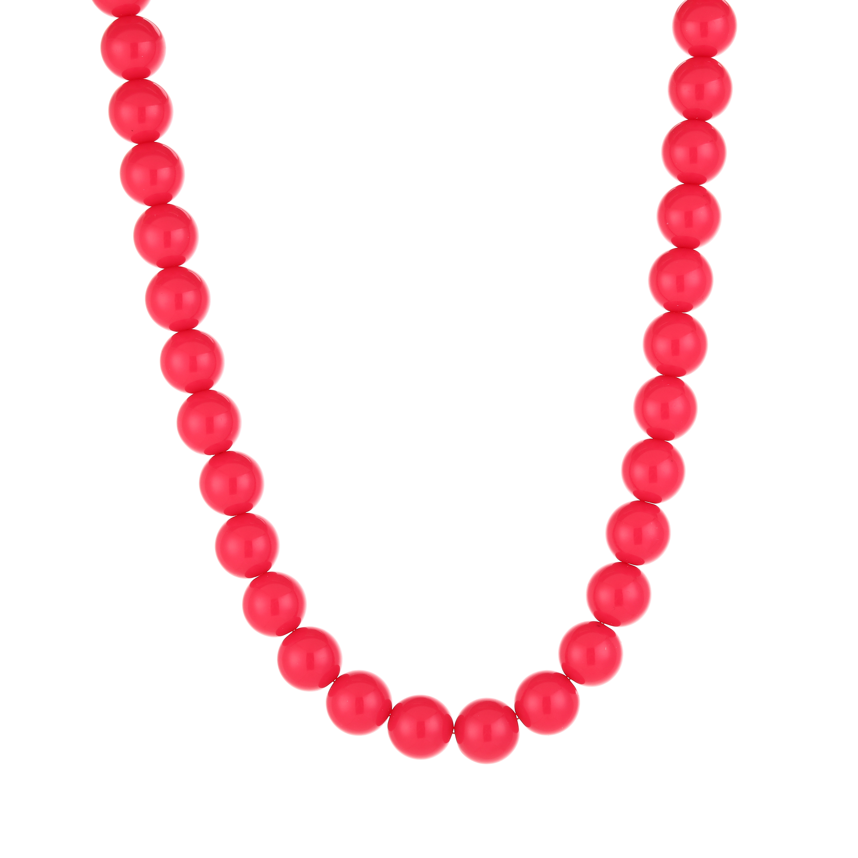 Kralenketting bolletjes fushia