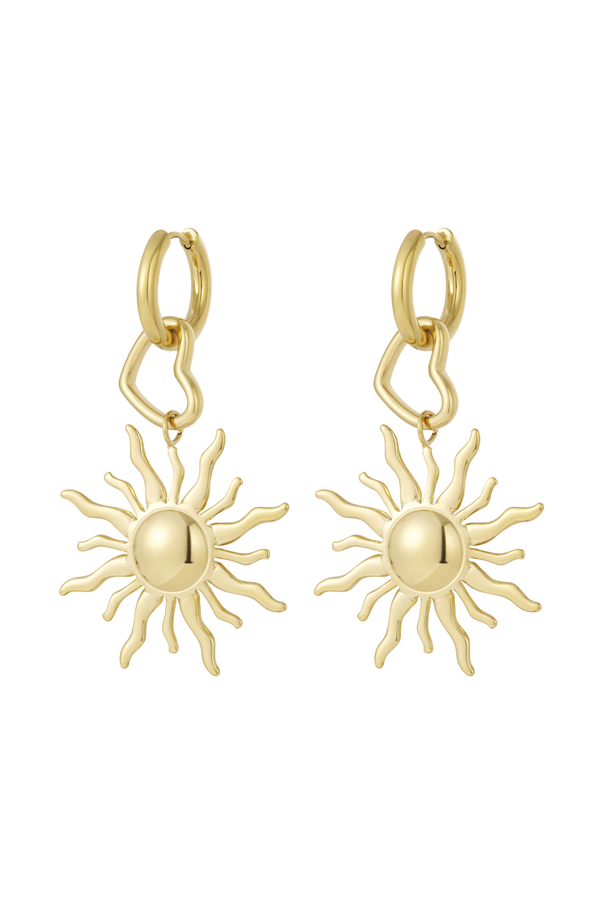 Oorbellen charms zon