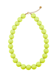 Dikke Kralenketting olive