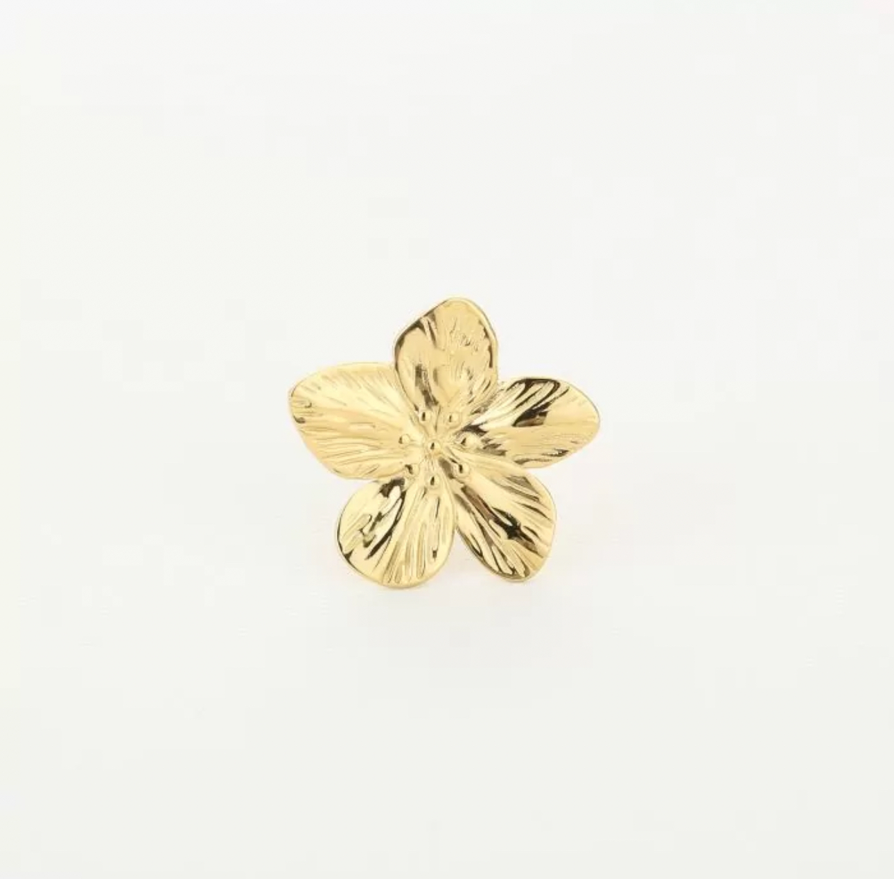 Statement ring grote bloem
