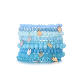 Armbandenset lovely blauw