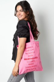 Canvas shopper Musthaves