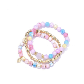 Armbandenset kralen lente