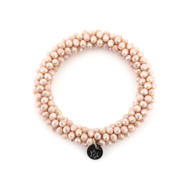 Kralen armband beige
