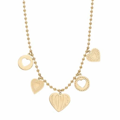 Bedelketting hartjes