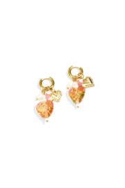 Oorbellen charms pretty heart