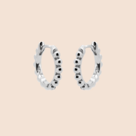 Dots oorbellen - echt zilver