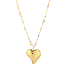 Lange ketting met hartje