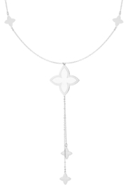 Lange ketting met klavers