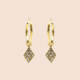 Diamond bling - echt zilver