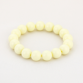 Kralen armband off white