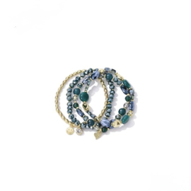 Armbandenset kralen groen