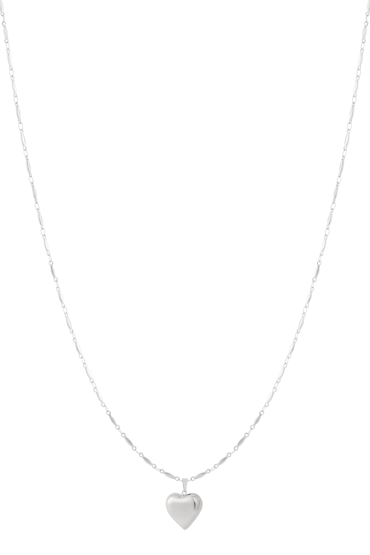 Lange ketting met hart