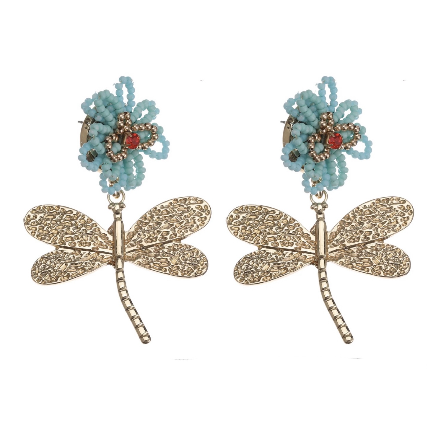 Statement oorbellen libelle