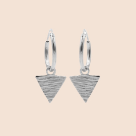 Stamp triangles - echt zilver