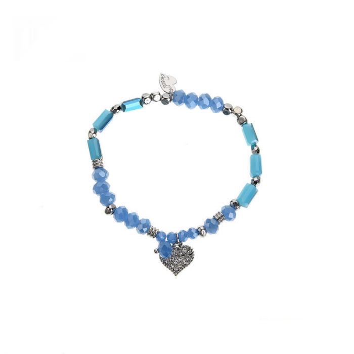 Kralenarmband blauw
