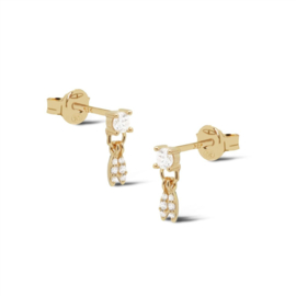 Oorknopjes bling- echt zilver