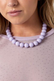 Dikke Kralenketting paars