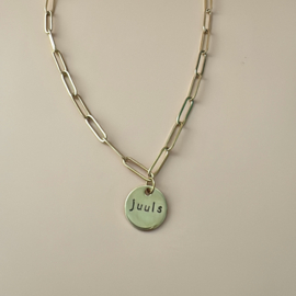 Gepersonaliseerde ketting met munt