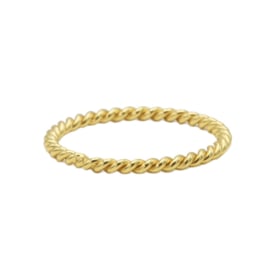 Ring twisted - echt zilver