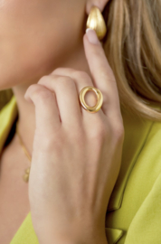 Statement ring open rond
