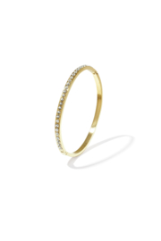 Bangle goud met steentjes