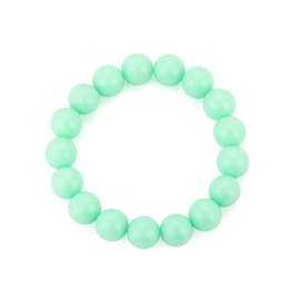 Kralen armband elastiek mint
