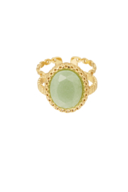 Stone ring green