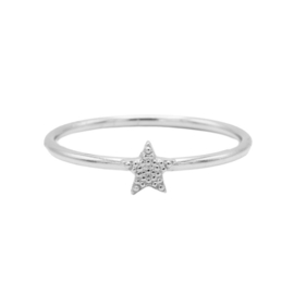 Ring star - echt zilver