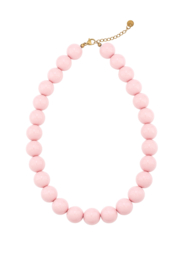 Dikke Kralenketting lichtroze