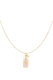 Bedelketting colorful sun